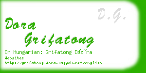 dora grifatong business card